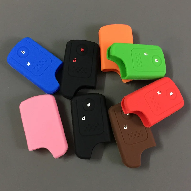 KeyProtekJa Silicone Protective 2 Button Car Key Case Cover for Honda Civic CR-V Crosstour Accord Odyssey - Image 2