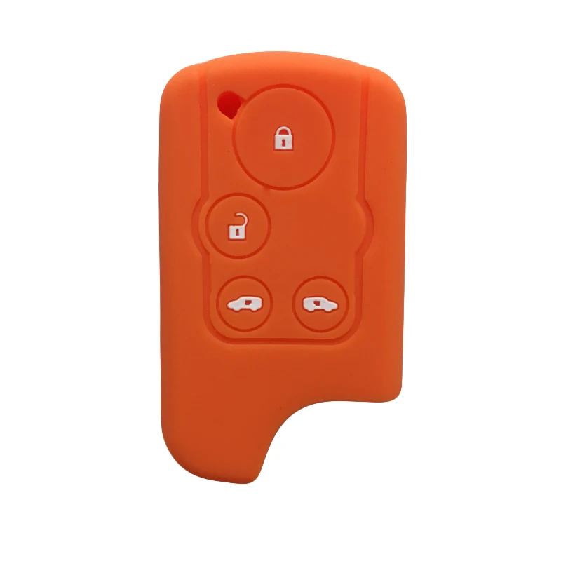 KeyProtek Silicone 4 Button Protective Key Remote Cover Jacket Skin forHonda Free Spike Odyssey Elysion Key Case Key 2014 - Image 3