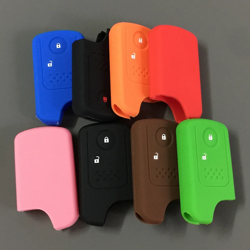 KeyProtekJa Silicone Protective 2 Button Car Key Case Cover for Honda Civic CR-V Crosstour Accord Odyssey - Image 5