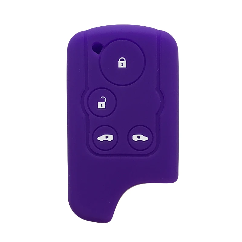 KeyProtek Silicone 4 Button Protective Key Remote Cover Jacket Skin forHonda Free Spike Odyssey Elysion Key Case Key 2014 - Image 5