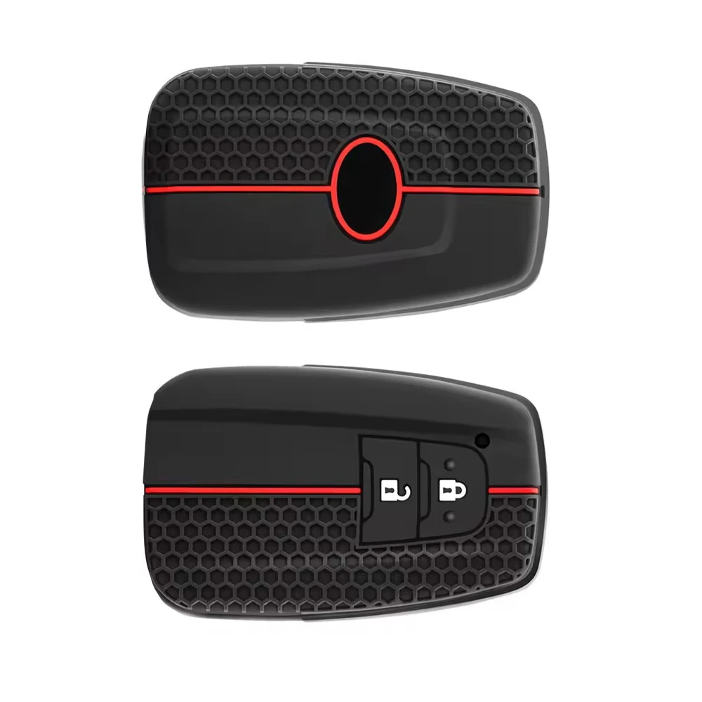 Silicone 2-Button Car Remote Key Case Cover Protector for Toyota Prius Camry Corolla Avalon CHR RAV4 - Image 5