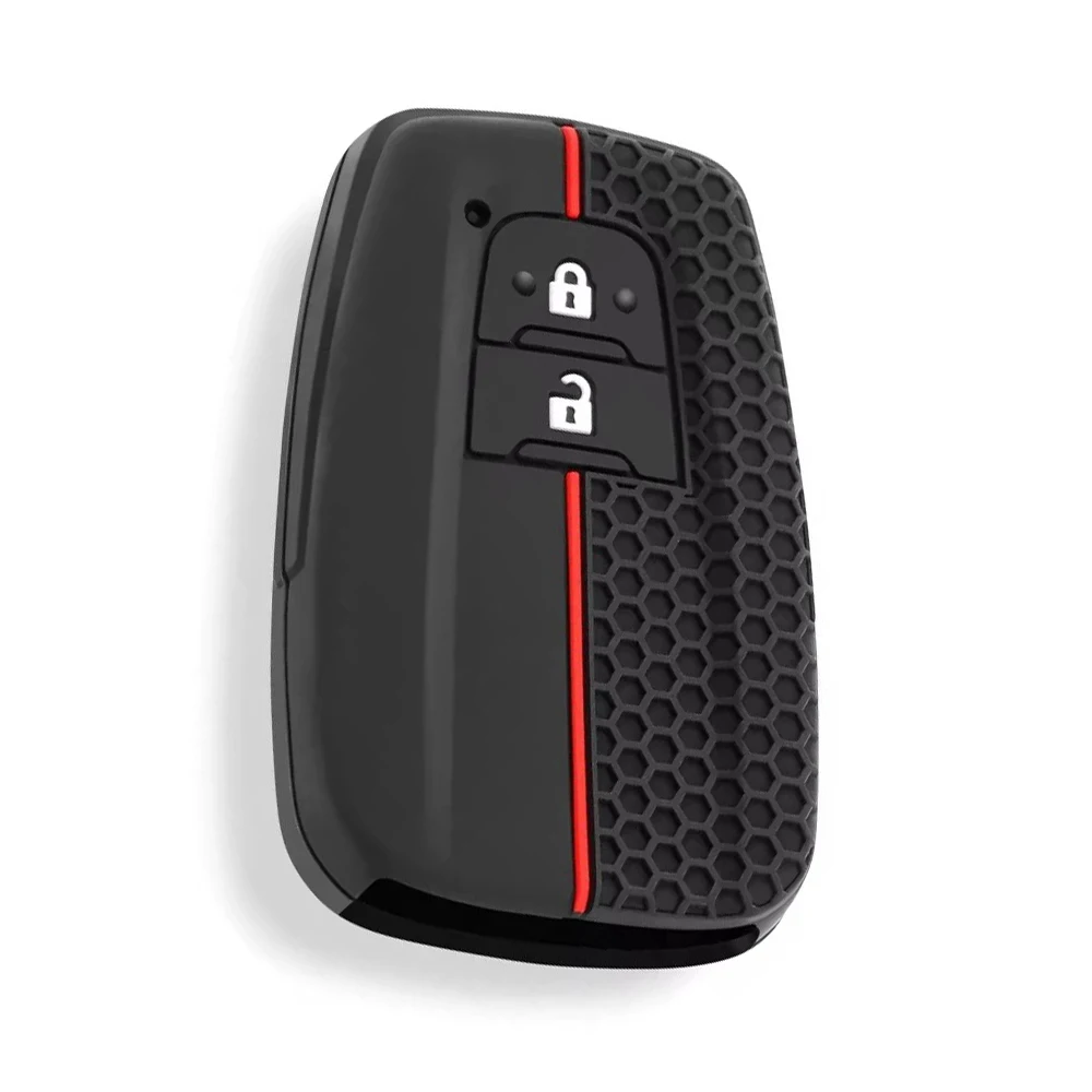 Silicone 2-Button Car Remote Key Case Cover Protector for Toyota Prius Camry Corolla Avalon CHR RAV4 - Image 7